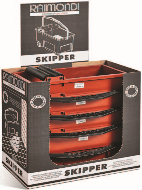 Cubeta SKIPPER con llana SWEEPEX