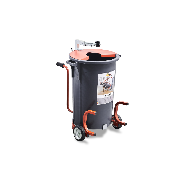 Fluid Mix cubo 75 l. dos ruedas